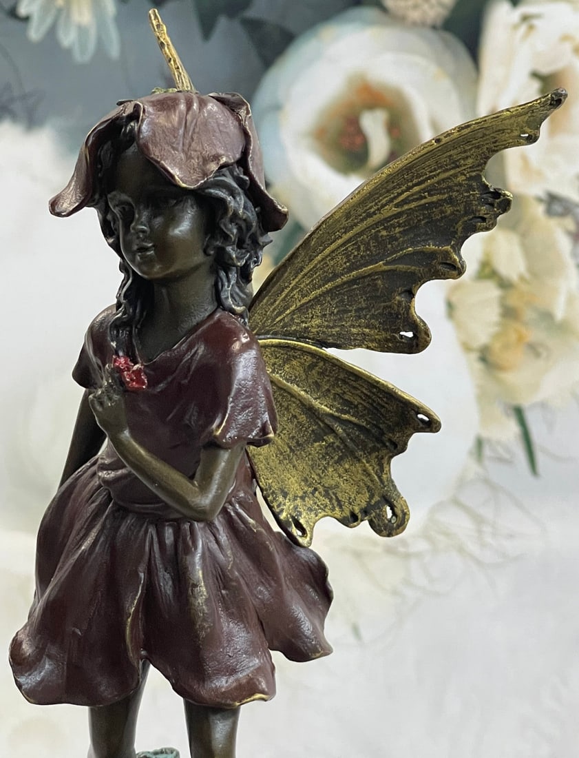 Angel Bronze Figure - 9