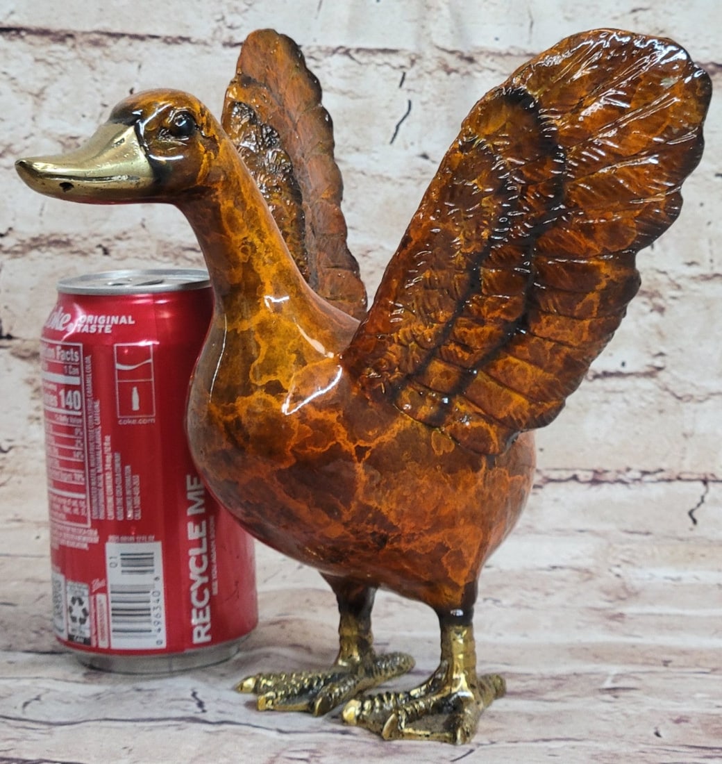 Duck Bronze Figurine - 2