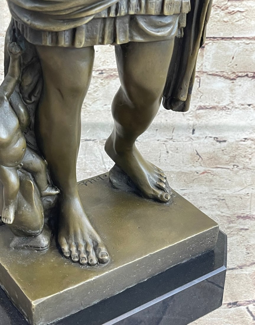Julius Caesar Bronze Sculpture - 8