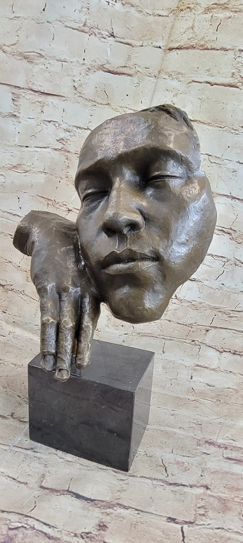 Resting Man Bronze Statue - 3