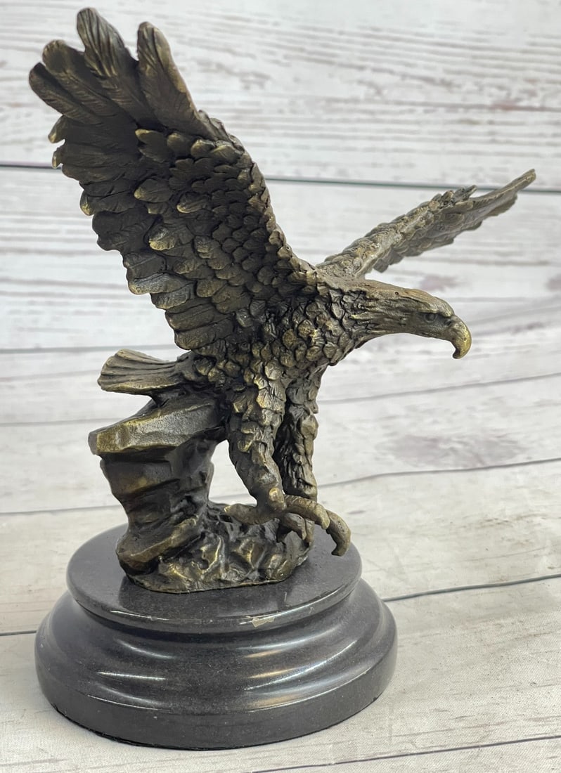 Eagle Bronze Sculpture - 3