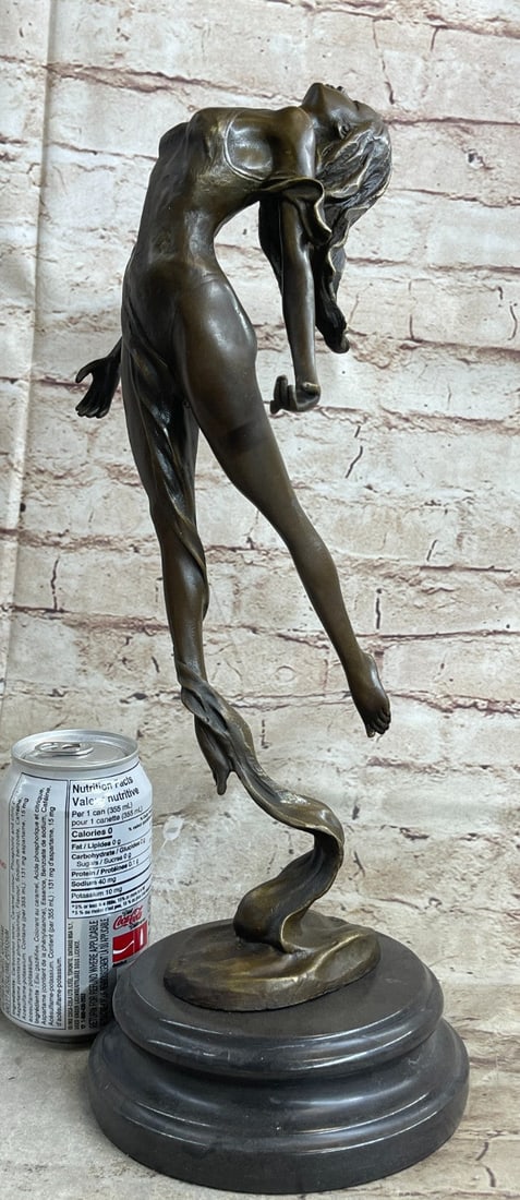 Scarf Dancer Bronze Figurine - 2
