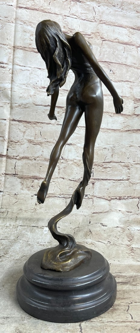 Scarf Dancer Bronze Figurine - 5