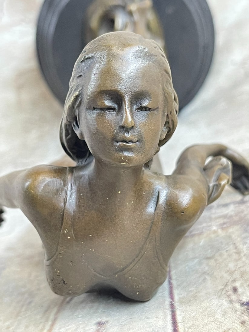 Scarf Dancer Bronze Figurine - 7