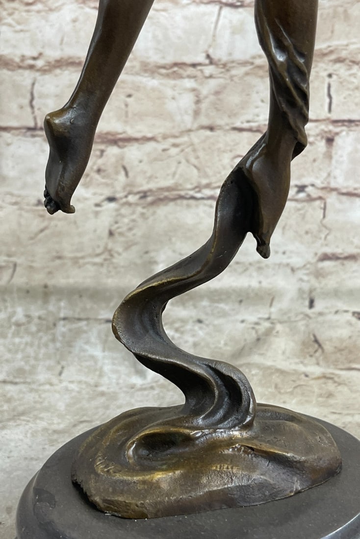 Scarf Dancer Bronze Figurine - 9