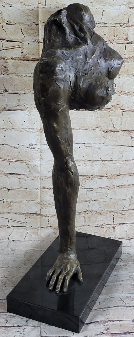 Nude Girl Bronze Sculpture: Ageless Timeless, Bronze Sculpture, the detail is fine the patina is very rich warm, very impressive, forever art, beautiful sexy female body. The bronze sculpture was molded using the ancient method