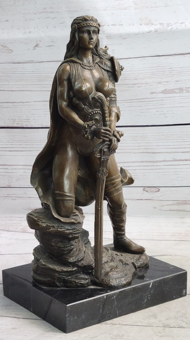 Amazon Warrior Bronze Sculpture - 3