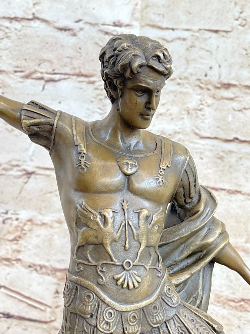 Archangel Michael Vs Devil Bronze Sculpture - 6
