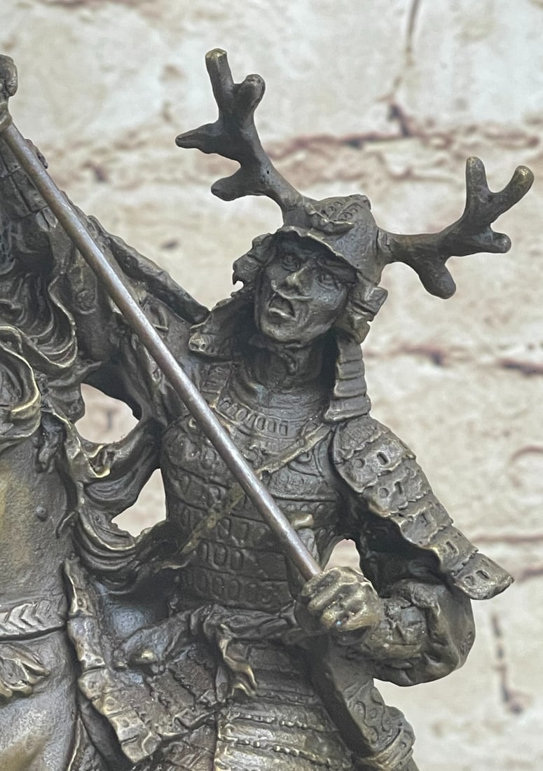 Samurai Bronze Sculpture - 7