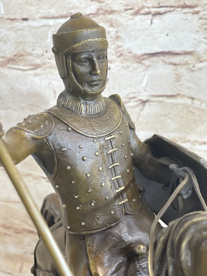 Warrior Bronze Sculpture - 8
