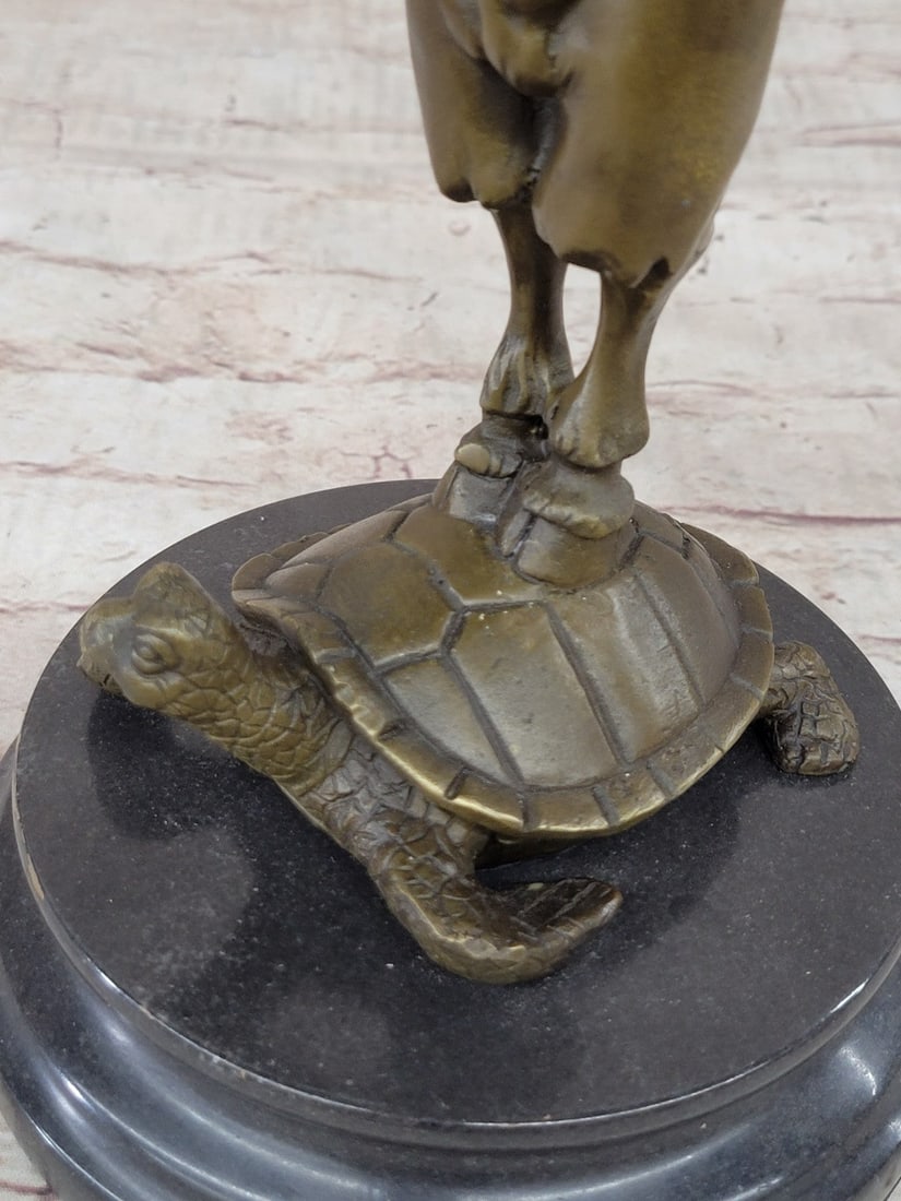 Candle Holder Bronze Statue - 8