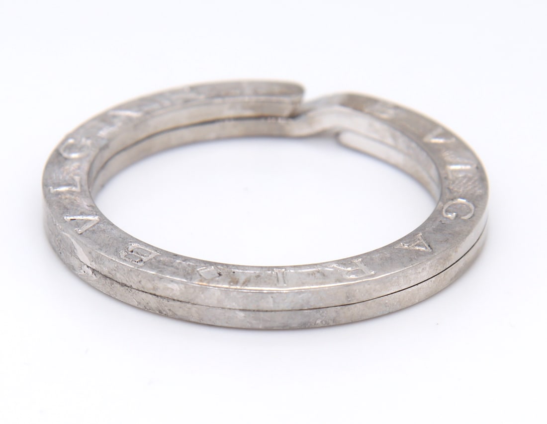 Bvlgari Sterling Silver Key Ring - 2