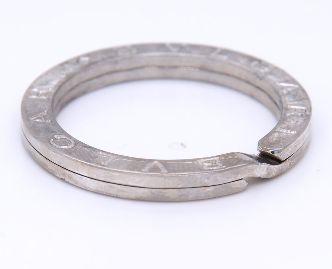 Bvlgari Sterling Silver Key Ring - 3