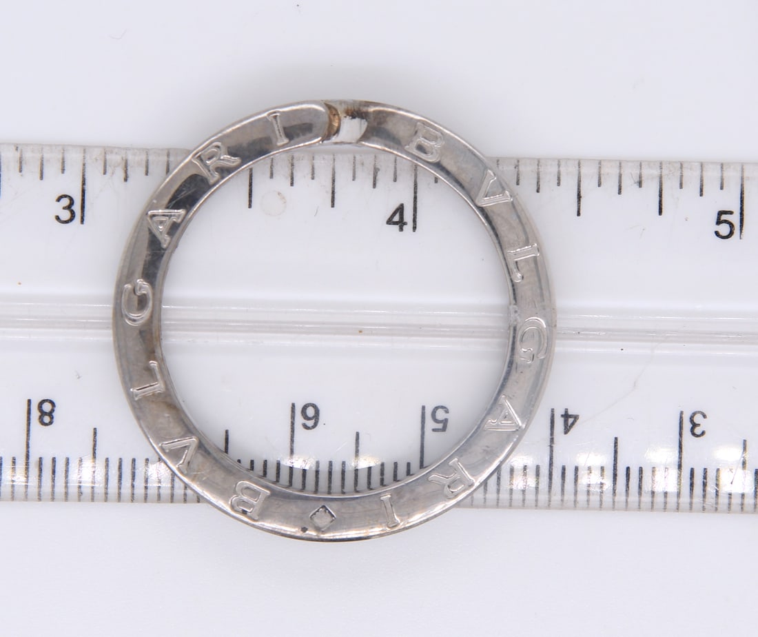 Bvlgari Sterling Silver Key Ring - 5