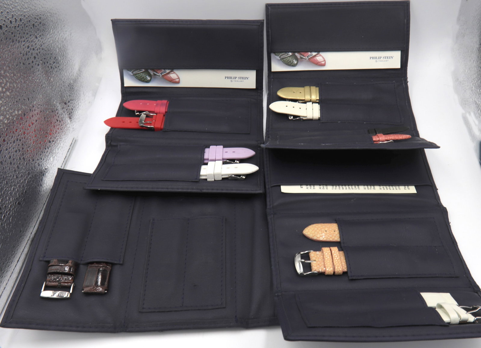 Group of 11 Philip & Stein Leather Straps (1 of 5)