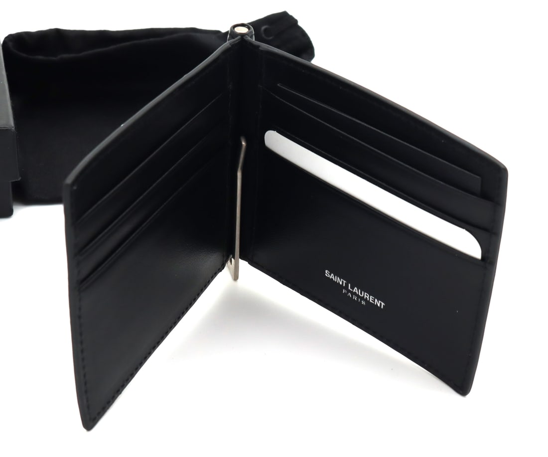 YSL University patch bill clip wallet - 4