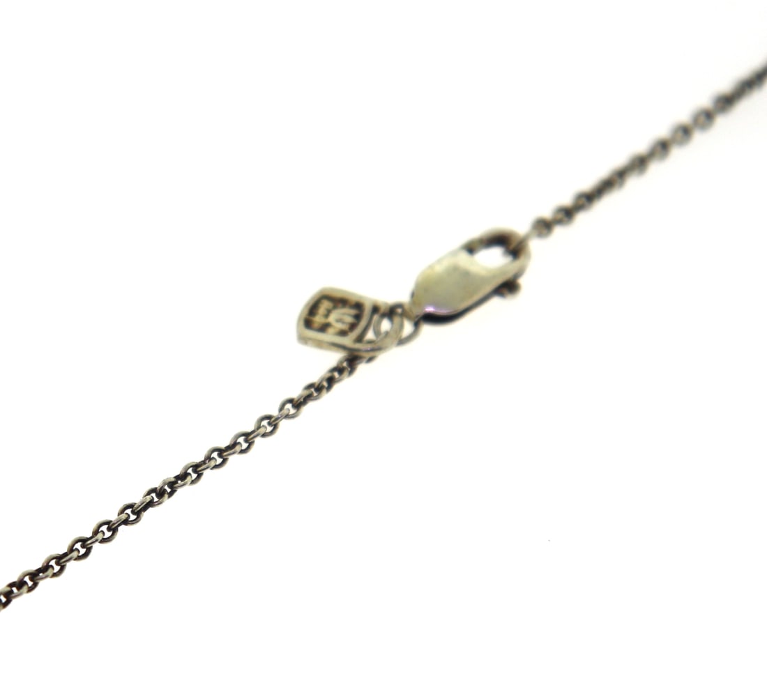 925 Sterling Silver Box Locket Necklace - 5