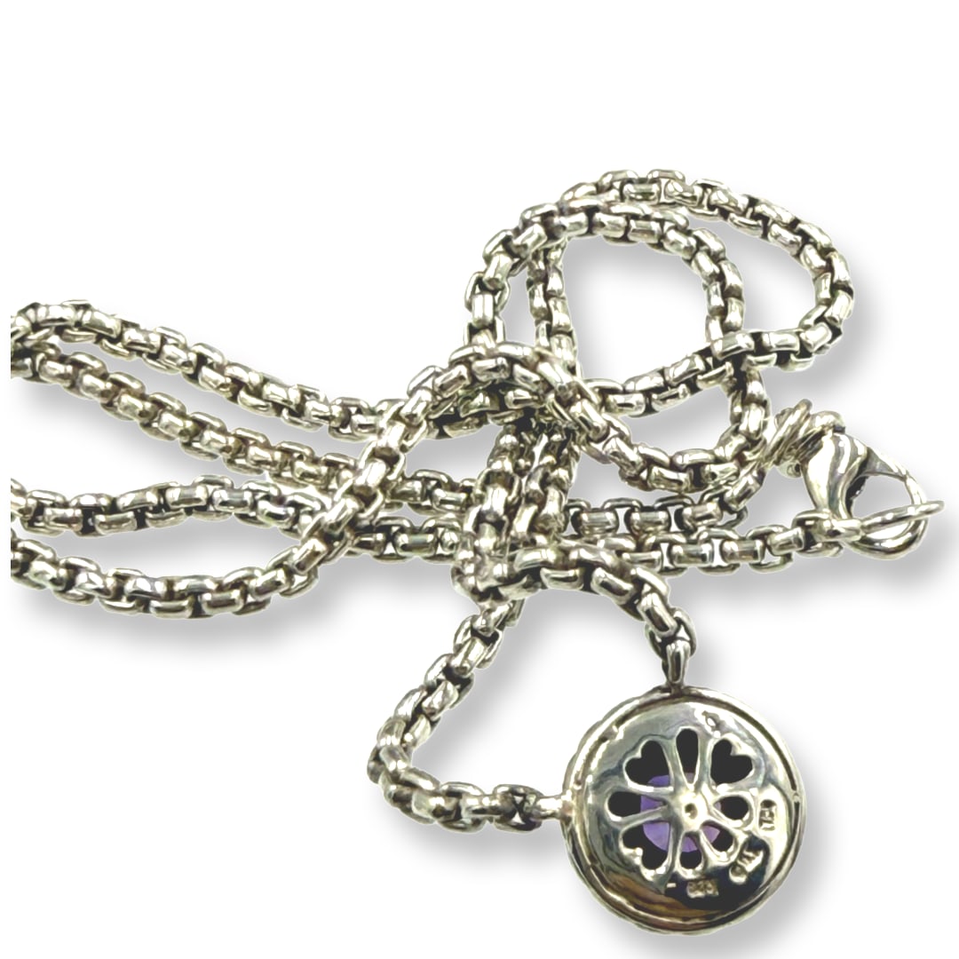 David Yurman Amethyst cookie necklace - 5