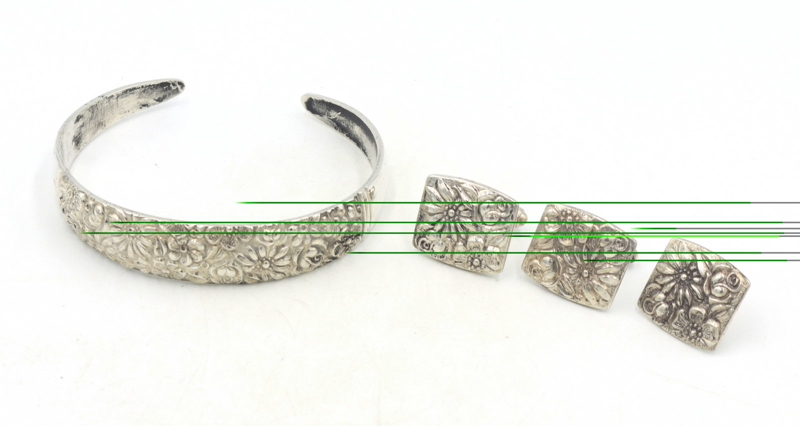 Group lot of Vintage 925 sterling silver jewelry (1 of 5)
