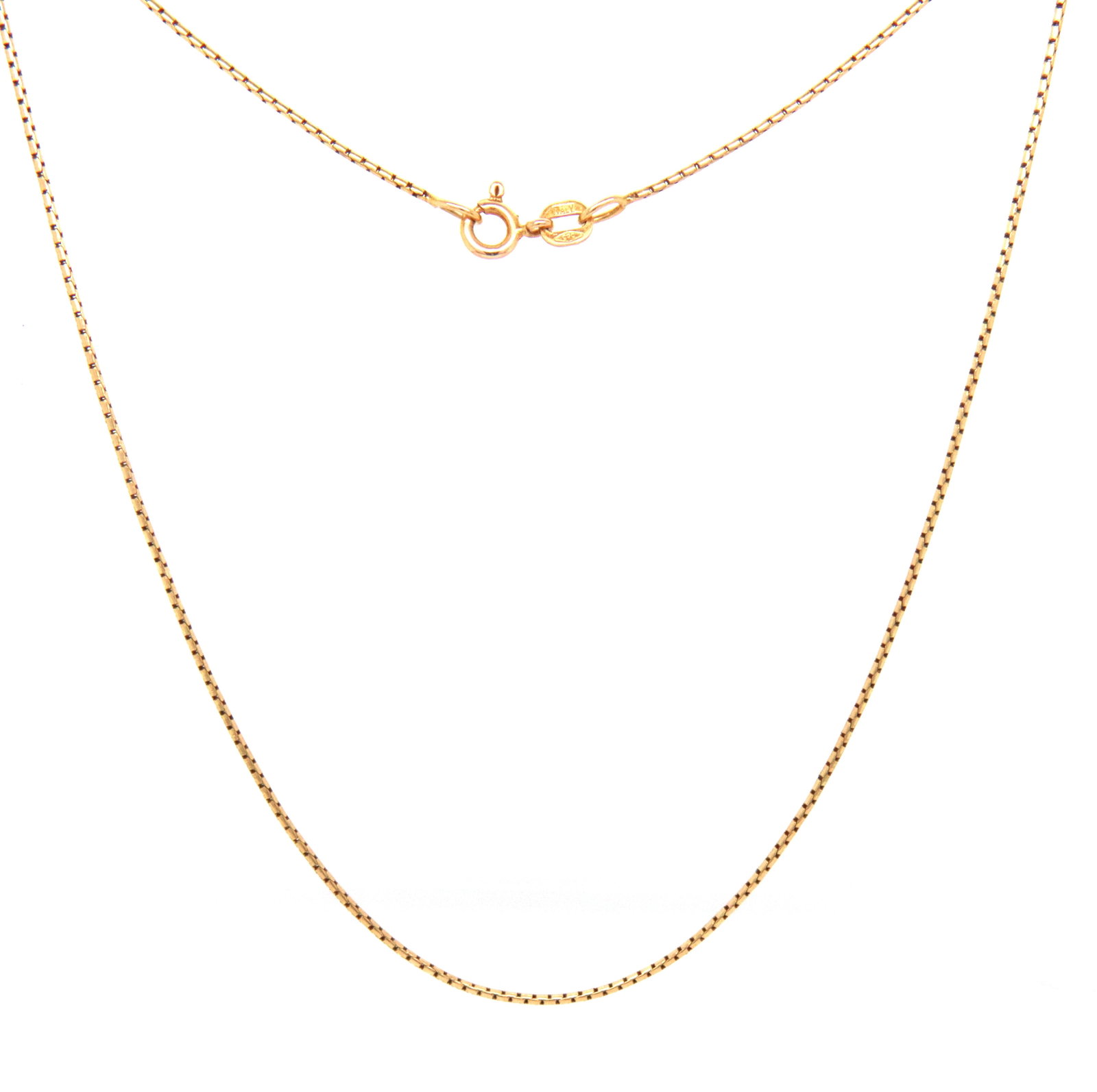Italian 14kt Yellow gold chain necklace (1 of 5)