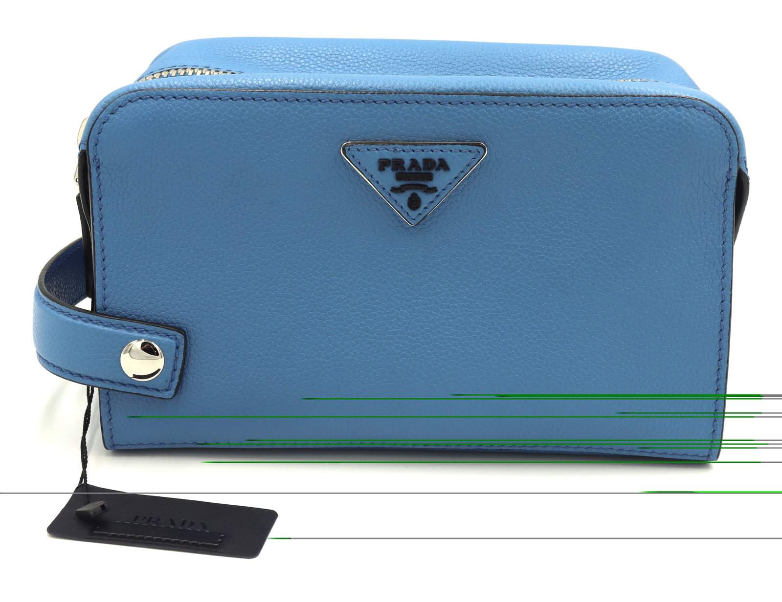 Prada Leather Wristless Bag (1 of 10)