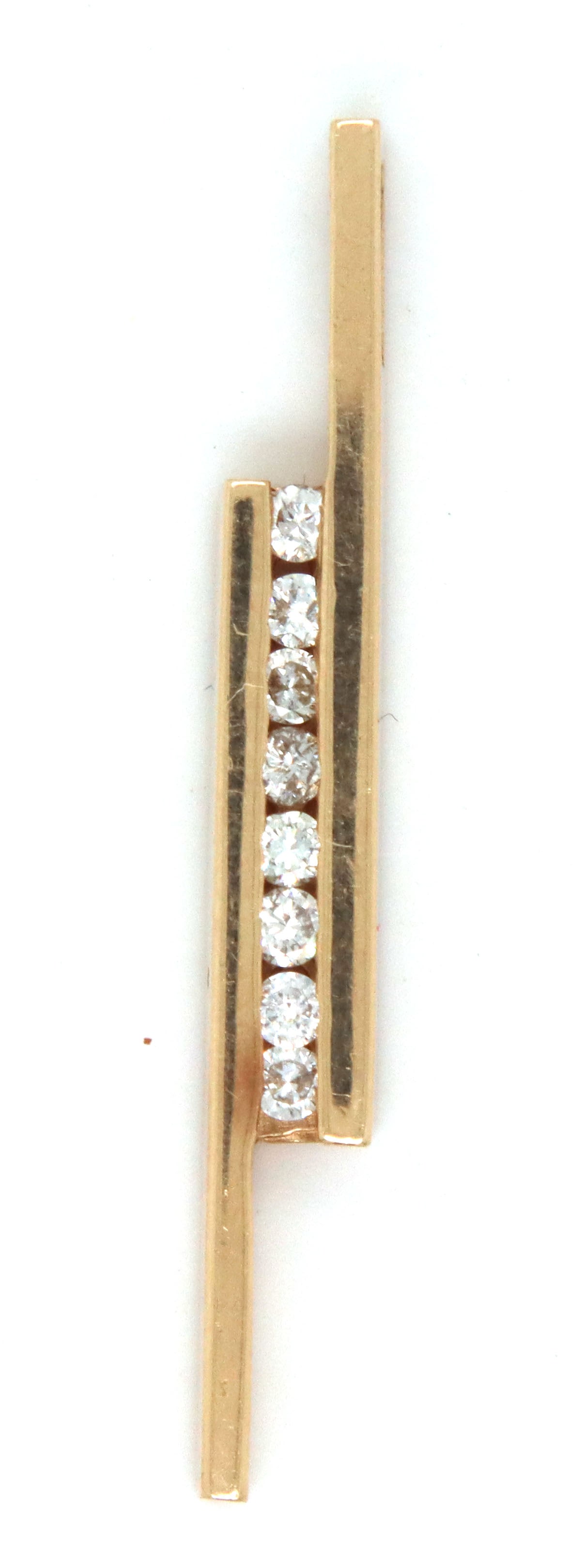 14kt Yellow gold diamond pendant (1 of 3)