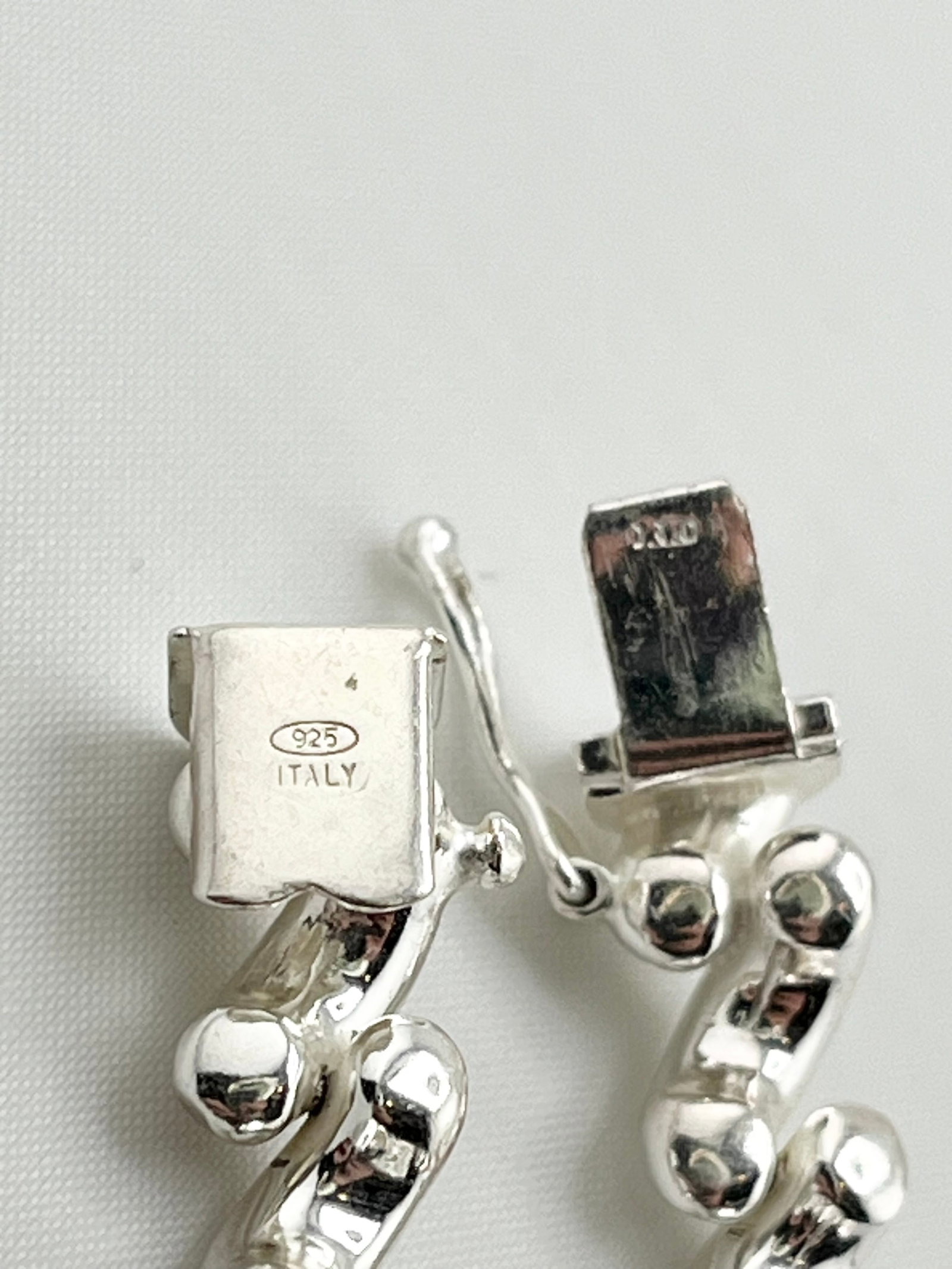 Italian 925 Sterling Silver Solid San Marco Bracelet - 5