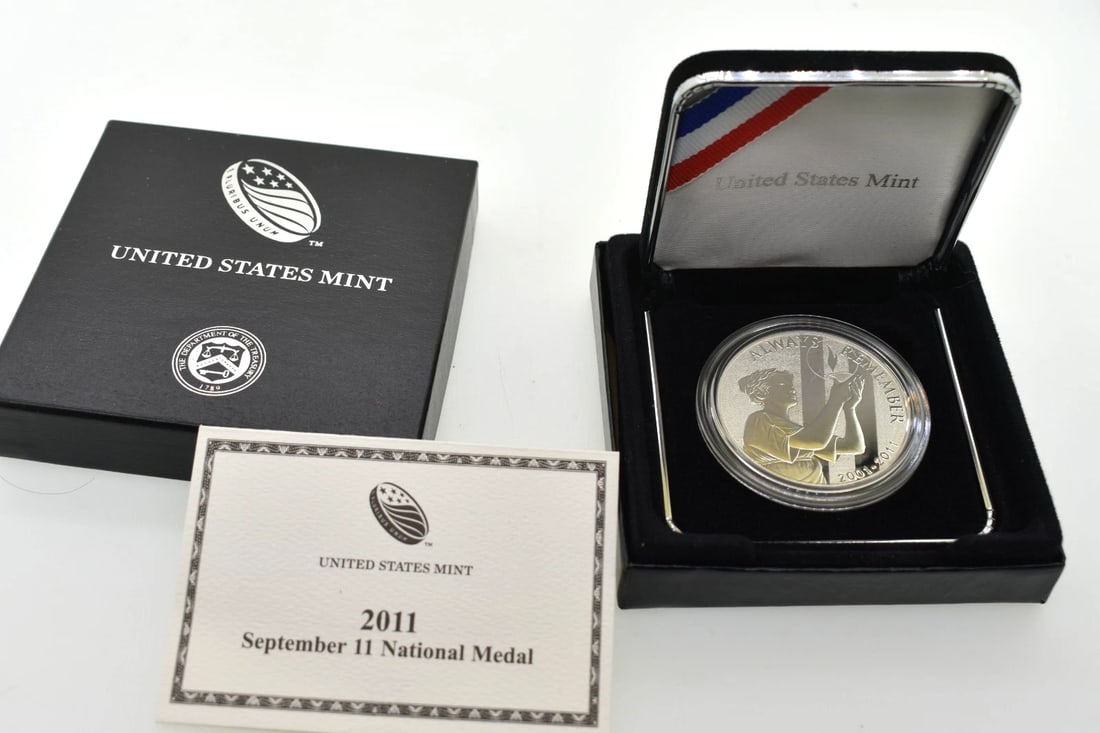 2011 September 11 National Medal ? With Original Box & COA (1 of 3)