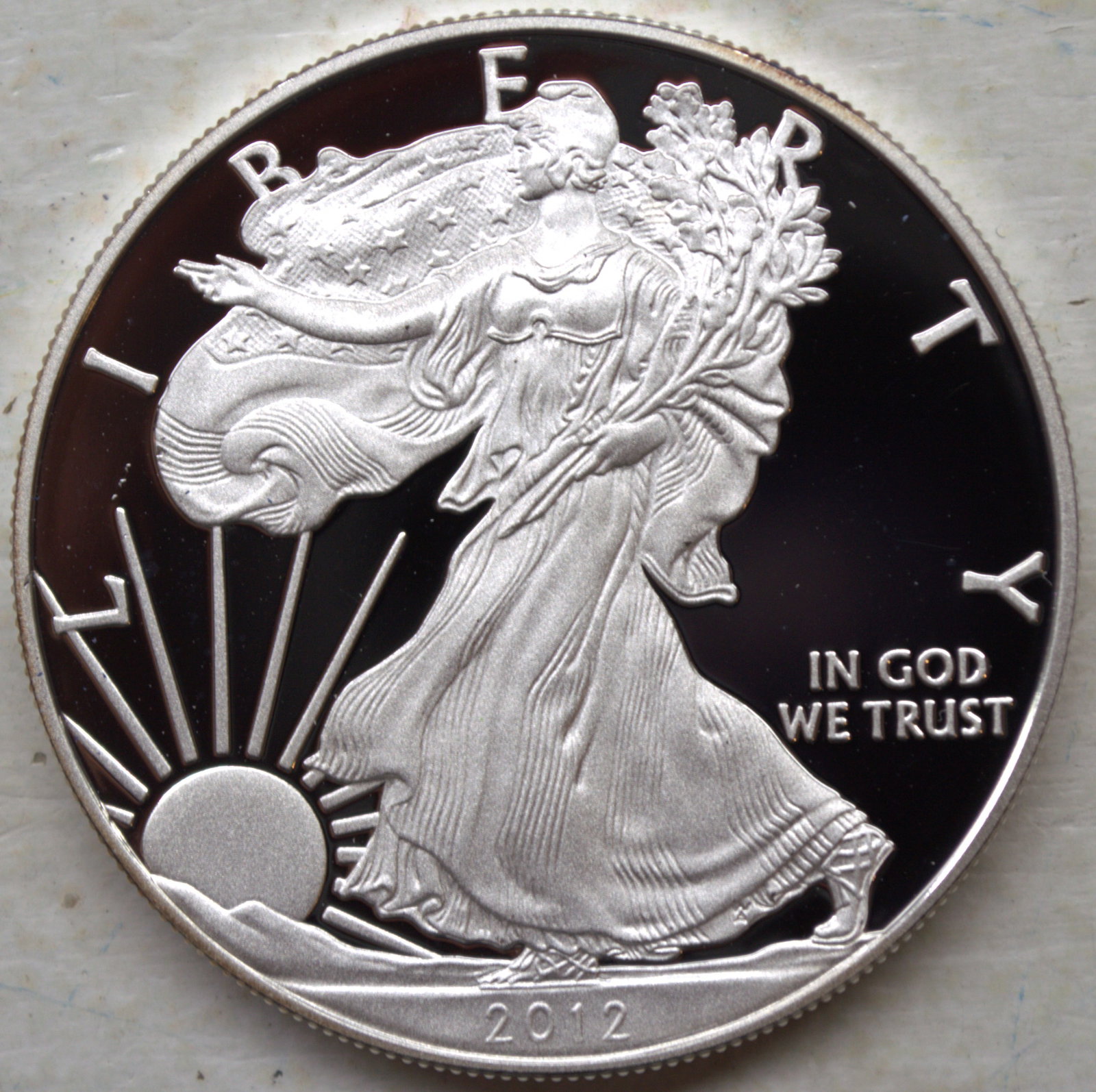 2012-S American Eagle Silver Dollar 1 oz Coin (1 of 2)