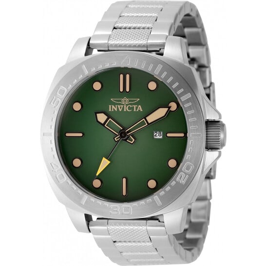 Invicta Speedway Men's Green Dial Stainless Steel Quartz Watch (1 of 1)