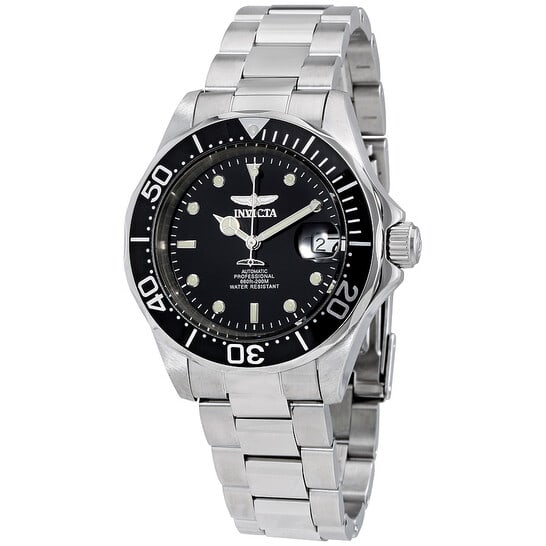 Invicta Pro Diver Automatic Black Dial Stainless Steel Men's Watch (1 of 3)