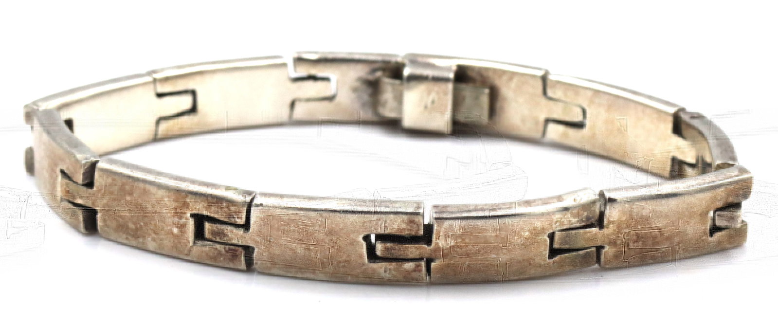 Vintage 925 sterling silver Mexico bracelet (1 of 6)