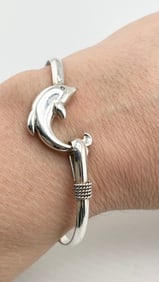 925 Sterling Silver Dolphin Bracelet
