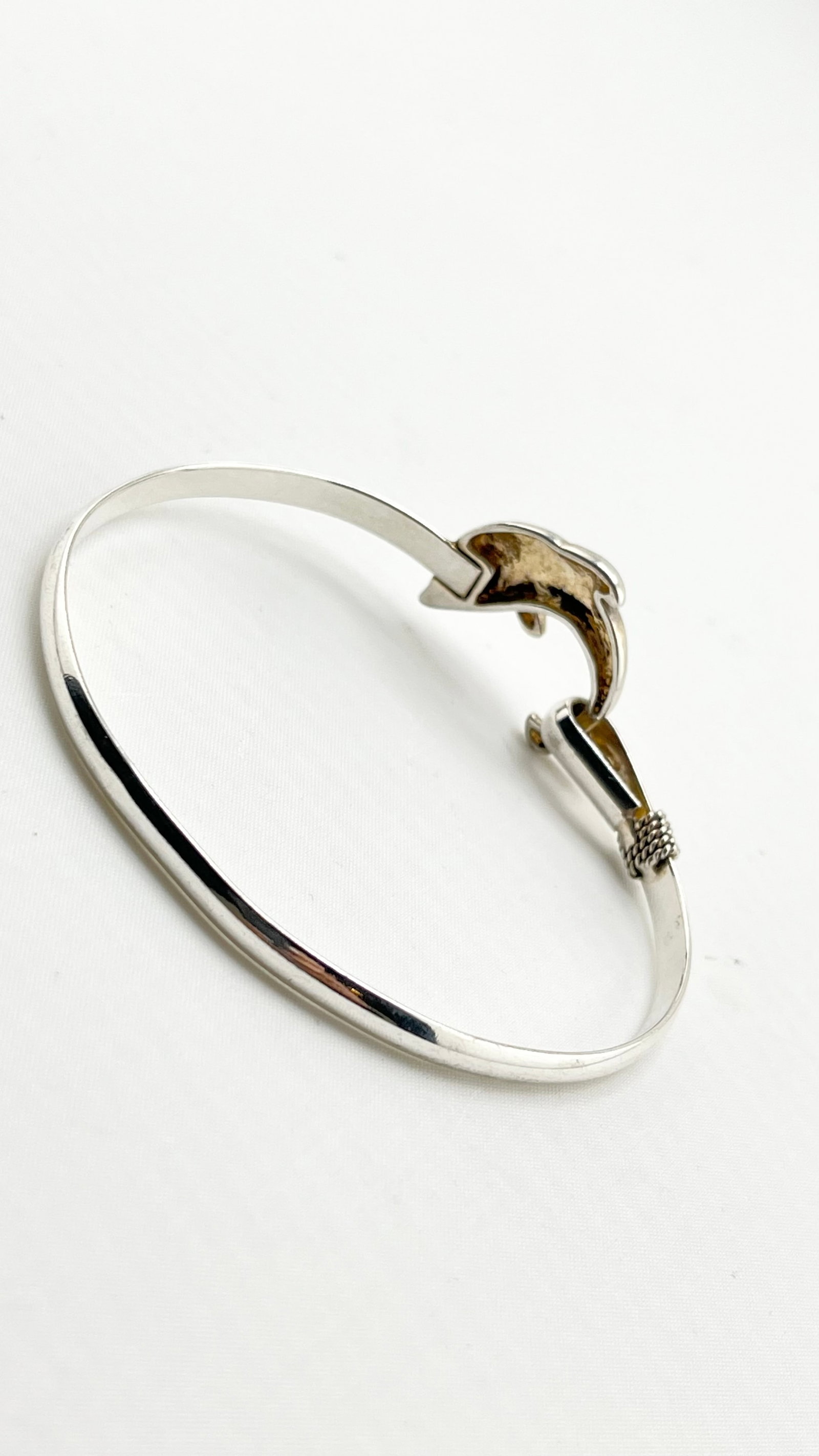 925 Sterling Silver Dolphin Bracelet - 3