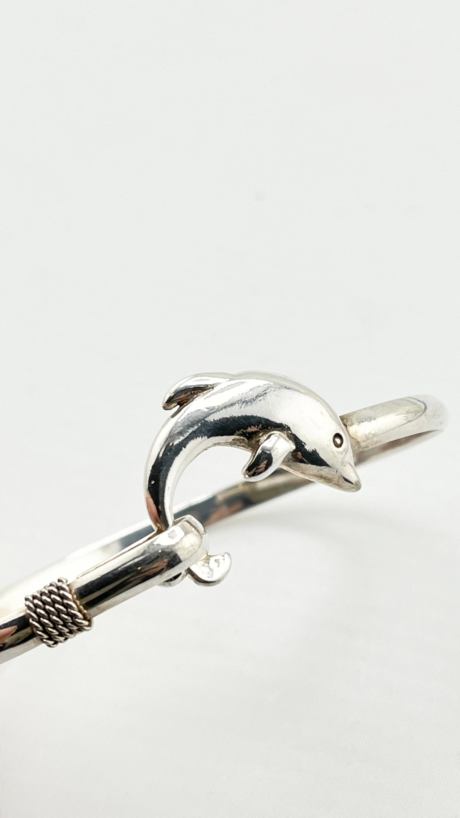 925 Sterling Silver Dolphin Bracelet - 5