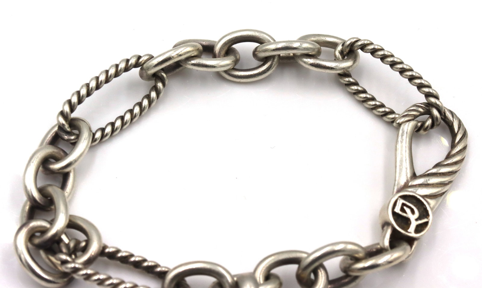 David Yurman carved cable disc bracelet - 4