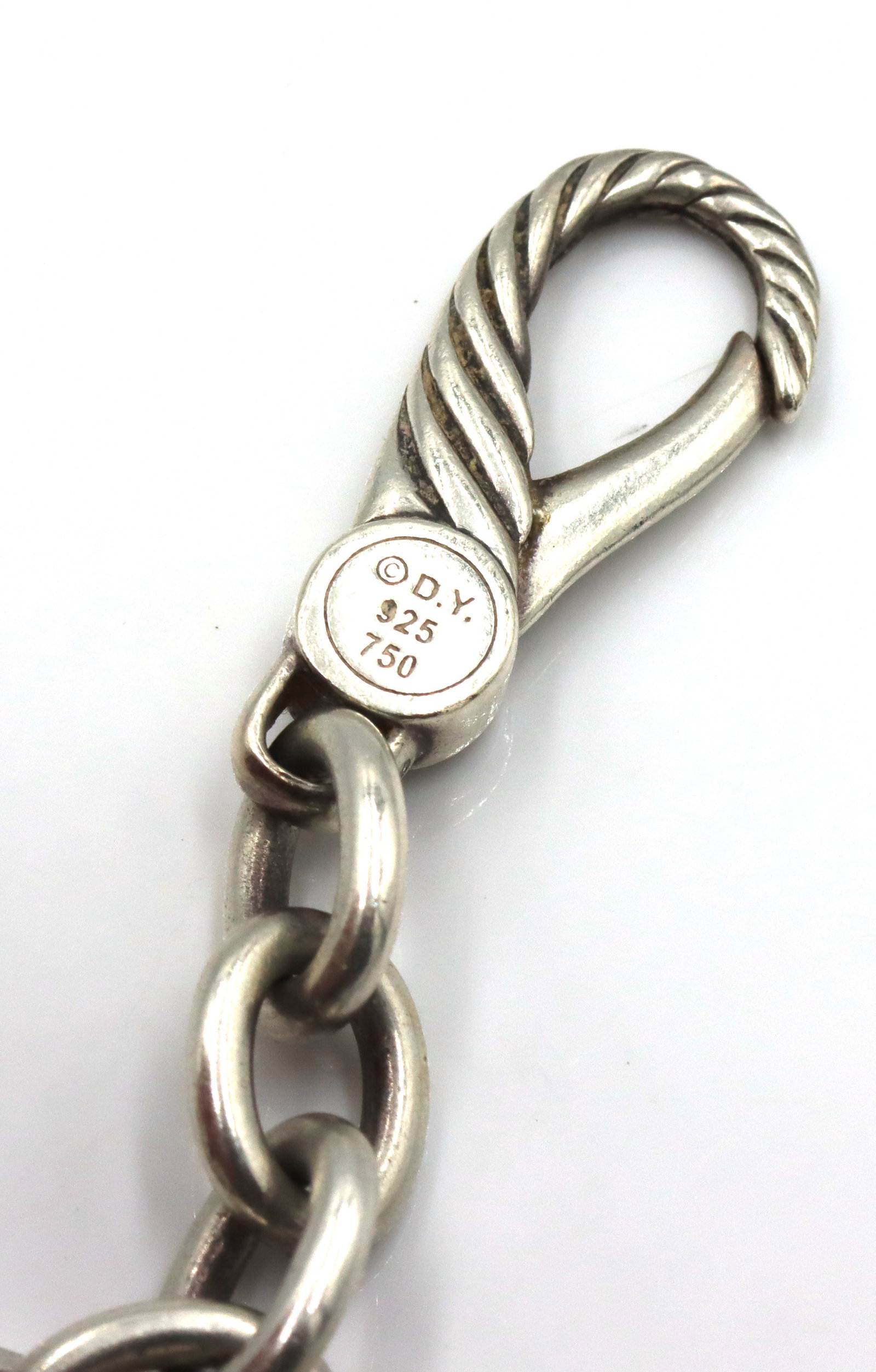 David Yurman carved cable disc bracelet - 5