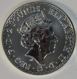 2023 Great Britain Britannia 1 oz Silver Coin Superb Gem BU .999 Fine Silver: 2023 Great Britain Britannia Silver Coin, struck in 1 Troy ounce of .999 fine silver and presented in Superb Gem Brilliant Uncirculated (BU) condition. This coin displays sharp detail, strong luster, 