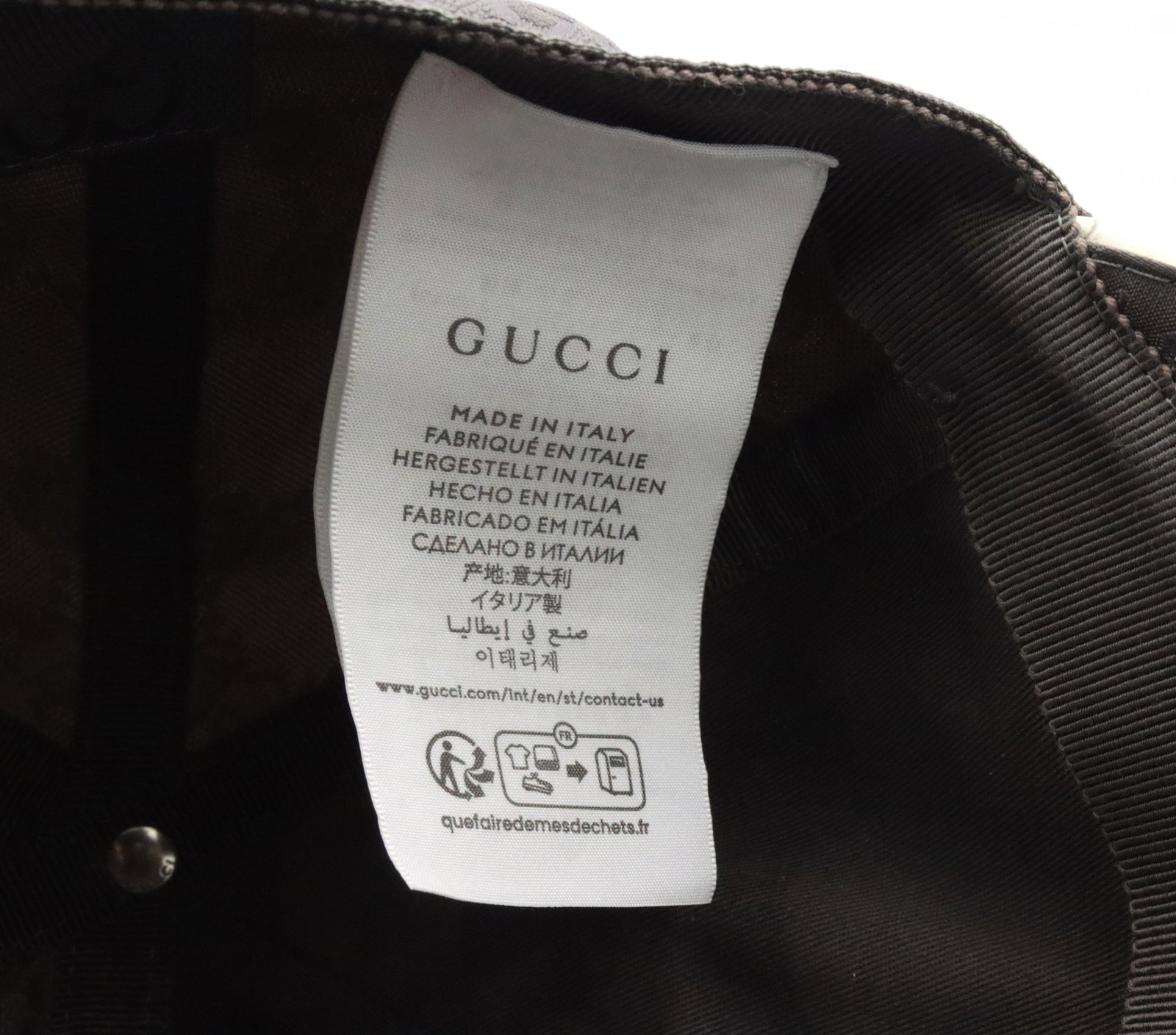 Gucci GG monogram Nylon baseball cap - 10