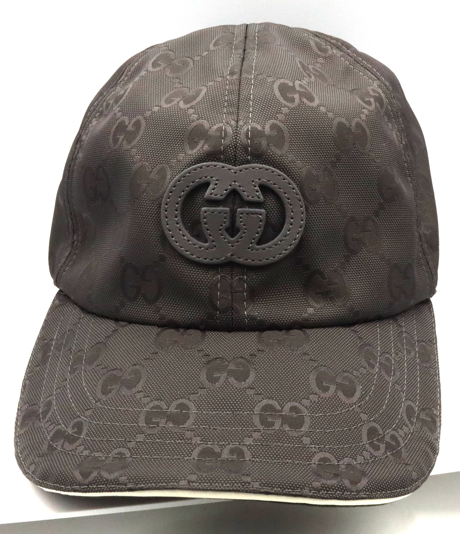 Gucci GG monogram Nylon baseball cap: Gucci GG monogram black Nylon baseball cap. Made in Italy. Comes with dust bag.