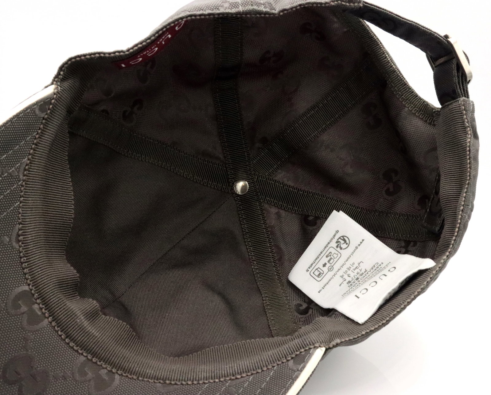Gucci GG monogram Nylon baseball cap - 8