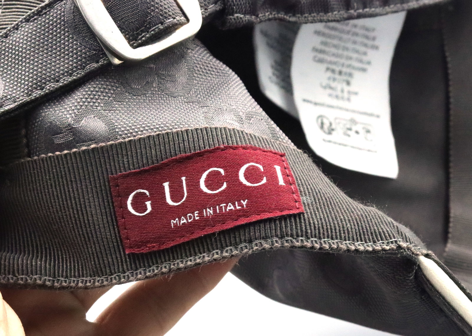 Gucci GG monogram Nylon baseball cap - 9