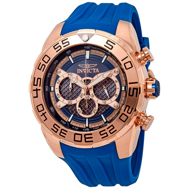 Invicta Speedway Chronograph Blue Dial Men's Sport Watch (1 of 3)