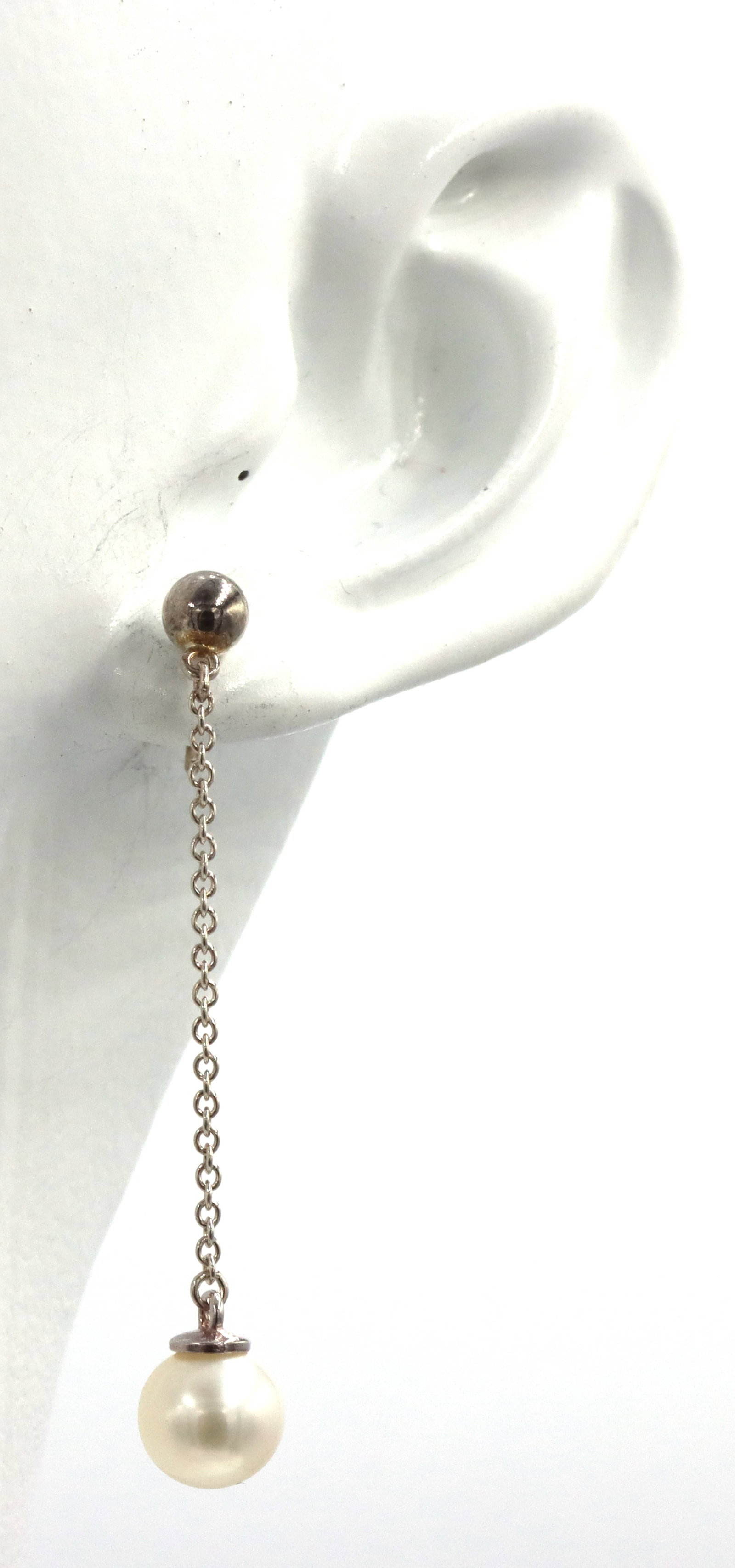 Tiffany & CO Ziegfeld pearl dangle earrings