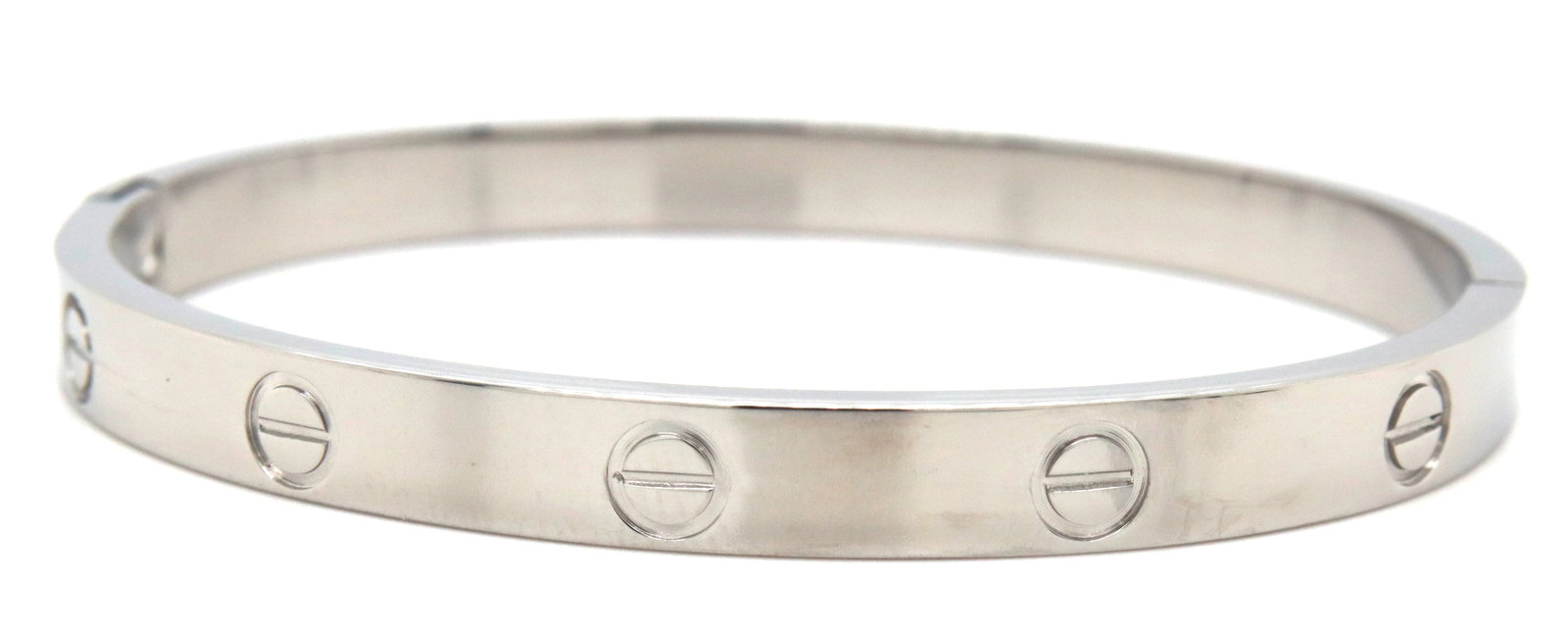 Stainless steel love bangle bracelet: Stainless steel love bangle bracelet. The total weight of the bangle 20.7 grams.