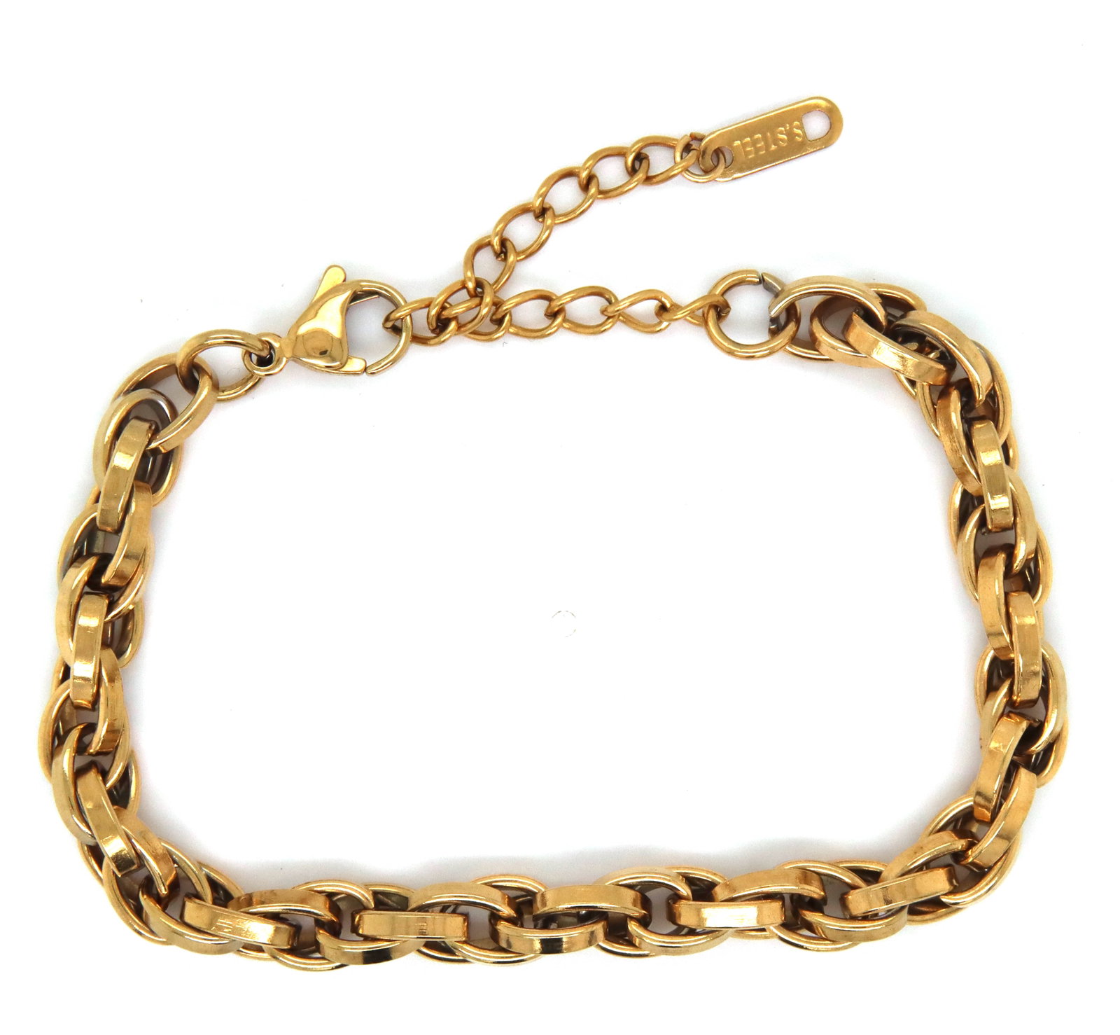 Stainless steel adjustable bracelet - 3