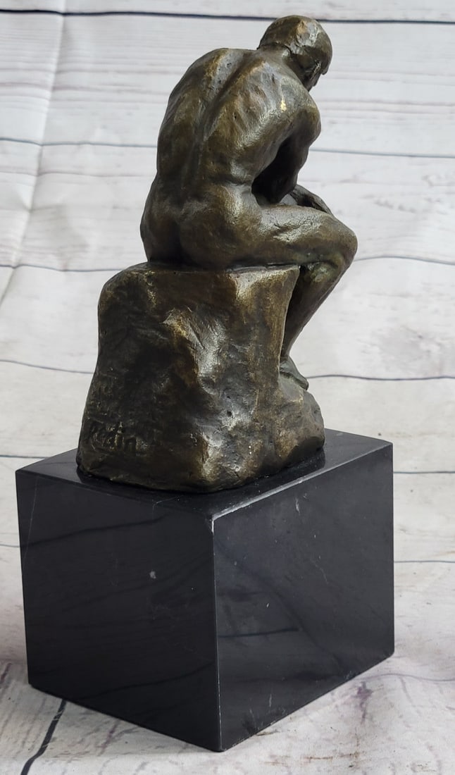 Thinker Bronze Sculpture - 5