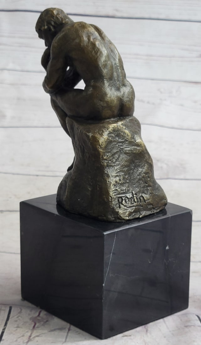 Thinker Bronze Sculpture - 6