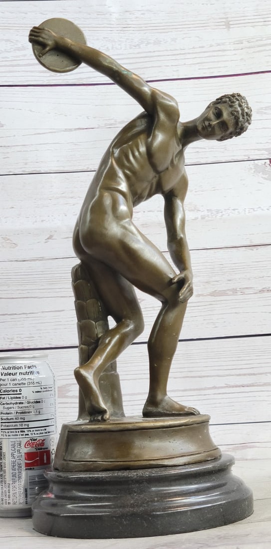 Discus Thrower Bronze Sculpture - 2