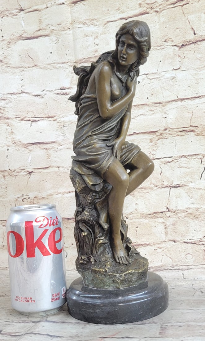 Nude Lady Bronze Statue - 2